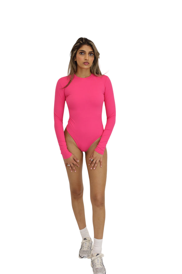 HOT PINK BODYSUIT