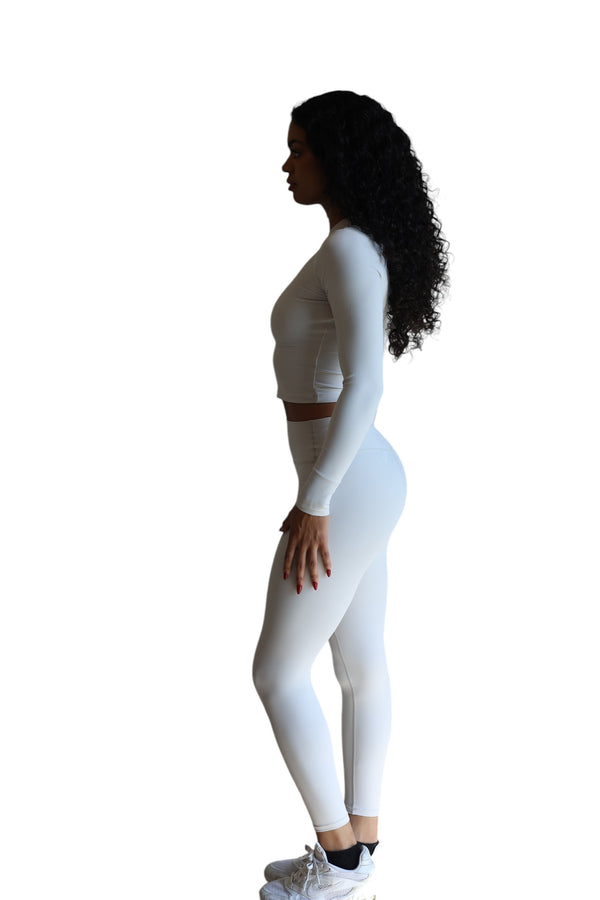 GREY LONG SLEEVE TEE COMPRESSION SET