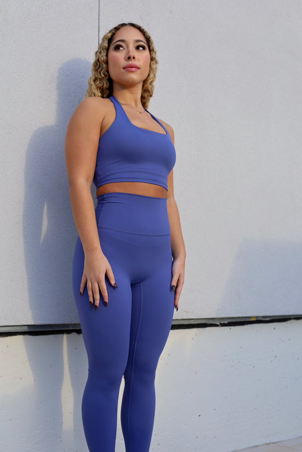 MARVEL BLUE HALTER BRA
